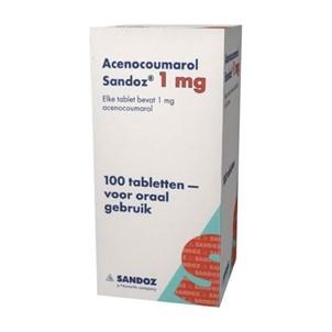 Acenocoumarol Sandoz verpakking