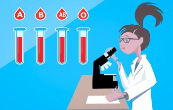 Hepatitis bloedonderzoek illustratie