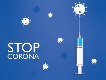 Stop Corona illustratie