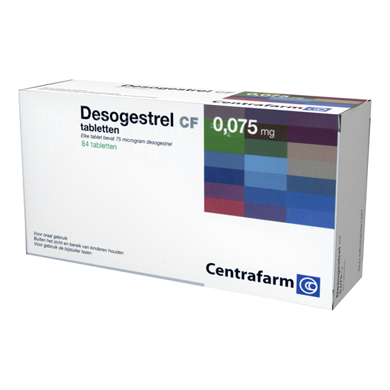 Afbeelding van Desogestrel 75mcg 3 x 28tb