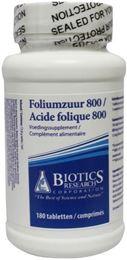 Afbeeldingen van Biotics Foliumzuur 800 mcg