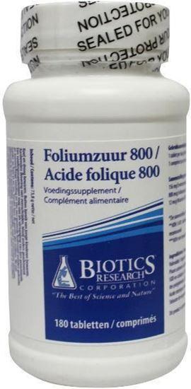 Afbeelding van Biotics Foliumzuur 800 mcg