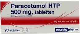 Afbeeldingen van Healthypharm Paracetamol 500mg 20tb