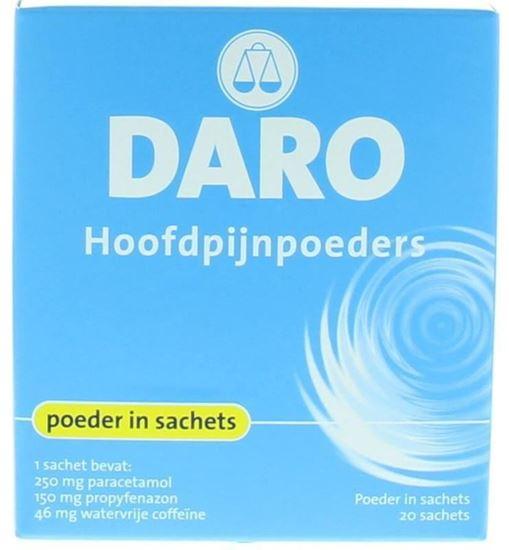 Afbeelding van Daro hoofdpijnpoeders 20st