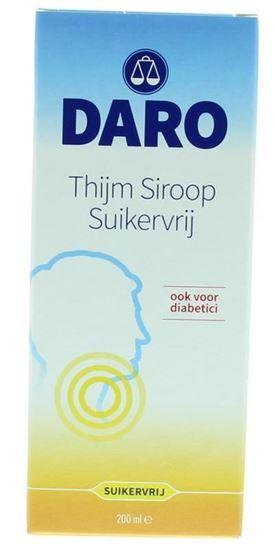 Afbeelding van Daro thijmsiroop suikervrij 200ml