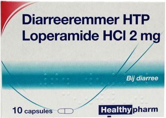 Afbeelding van Healthypharm diarreeremmer 2mg 10caps