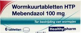 Afbeeldingen van Healthypharm wormkuurtabletten 100mg 6tb