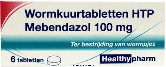 Afbeelding van Healthypharm wormkuurtabletten 100mg 6tb