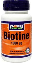 Afbeeldingen van NOW Biotine 1000 mcg