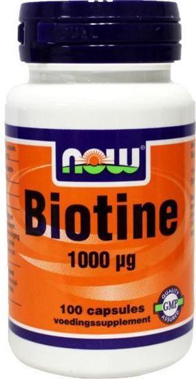 Afbeelding van NOW Biotine 1000 mcg