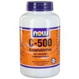 Afbeeldingen van NOW C-500 kauwtabletten sinaasappelsmaak