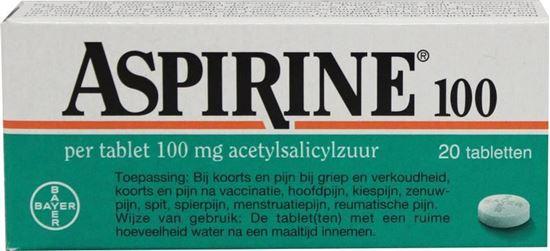 Afbeelding van Aspirine 100mg 20tb