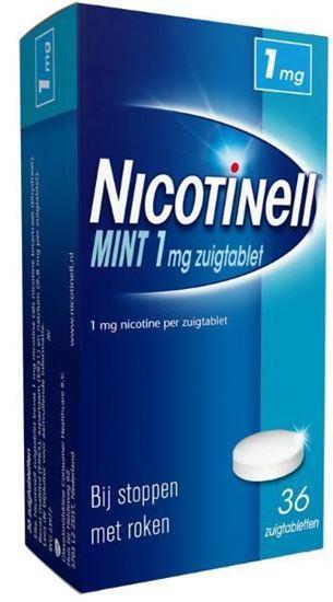 Afbeelding van Nicotinell Mint 1mg zuigtablet 36tb