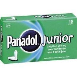 Afbeeldingen van Panadol Junior 250mg zetpil 10st