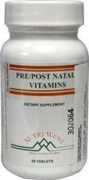 Afbeeldingen van Nutri West Pre post natal vitamins