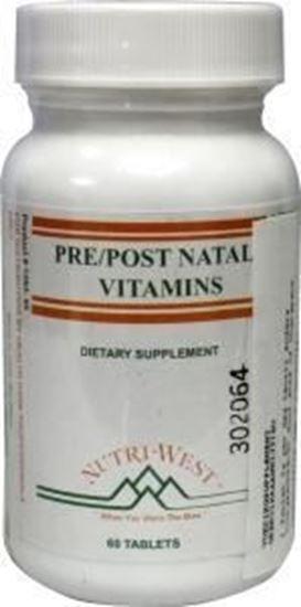 Afbeelding van Nutri West Pre post natal vitamins