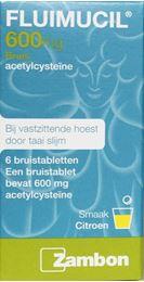 Afbeeldingen van Fluimucil 600mg bruistablet 6tb