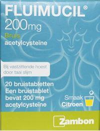 Afbeeldingen van Fluimucil 200mg suikervrije bruistablet 20tb