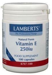 Afbeeldingen van Lamberts Vitamine E 250IE natuurlijk