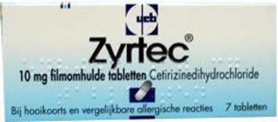 Afbeelding van Zyrtec Cetirizine 7tb