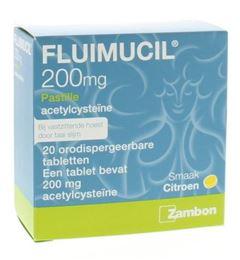 Afbeeldingen van Fluimucil pastilles 200mg 20st