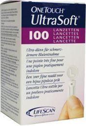 Afbeeldingen van OneTouch UltraSoft lancet 100st