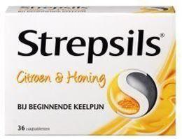 Afbeeldingen van Strepsils citroen & honing zuigtabletten 36tb