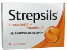 Afbeeldingen van Strepsils sinaasappel / vitamine C 36tb