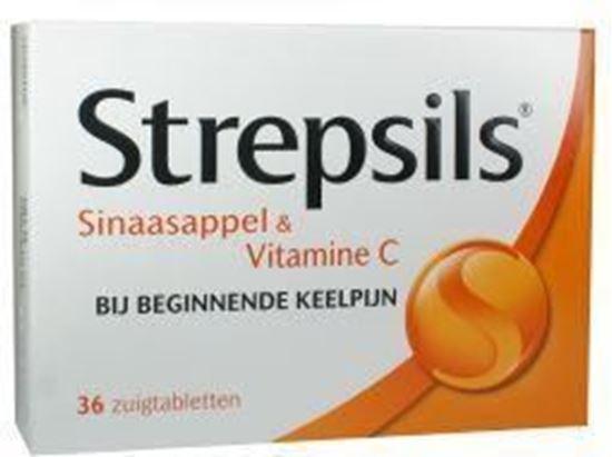 Afbeelding van Strepsils sinaasappel / vitamine C 36tb