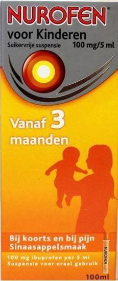 Afbeelding van Nurofen voor kinderen 100mg/5ml 100ml