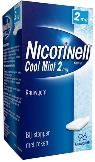 Afbeelding van Nicotinell kauwgom Cool Mint 2mg 96st