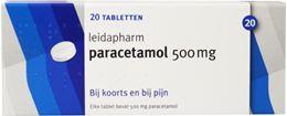 Afbeeldingen van Leidapharm Paracetamol 500mg 20tb