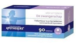 Afbeeldingen van SA Foliumzuur tablet 0.5 mg