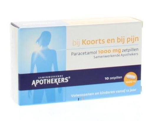 Afbeelding van SAN Paracetamol 1000mg zetpil 10st