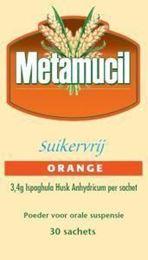 Afbeeldingen van Metamucil Orange suikervrij 3,4g 30st