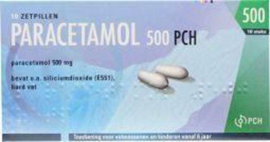 Paracetamol Pch 500mg zetpil 10st