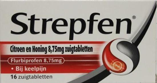 Afbeelding van Strepfen citroen & honing zuigtabletten 16tb