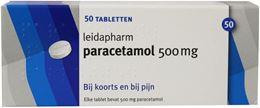 Afbeeldingen van Leidapharm Paracetamol 500mg 50tb