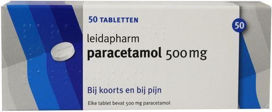 Afbeelding van Leidapharm Paracetamol 500mg 50tb