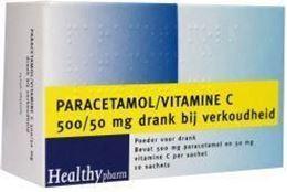 Afbeeldingen van Healthypharm Paracetamol & vit C 10st