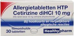 Afbeeldingen van Healthypharm Cetirizine 10mg 30tb