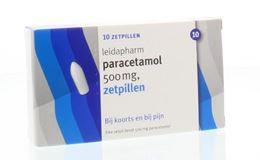 Afbeeldingen van Leidapharm Paracetamol 500mg zetpil 10st