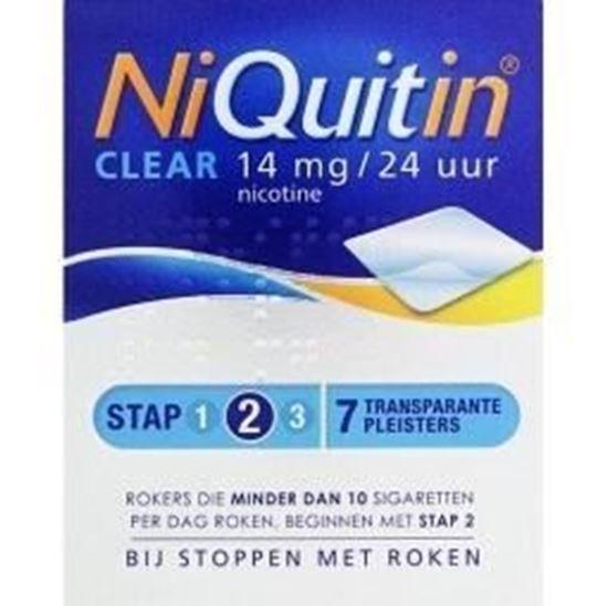 Afbeelding van NiQuitin Clear pleisters Stap 2 14mg 7st