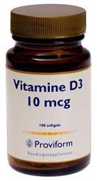 Afbeeldingen van Proviform Vitamine D3 10 mcg