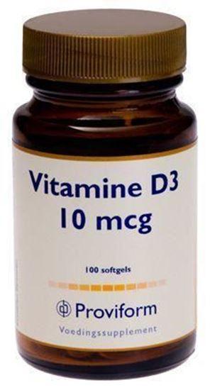 Afbeelding van Proviform Vitamine D3 10 mcg