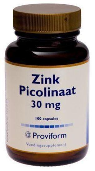 Afbeelding van Proviform Zink picolinaat 30 mg