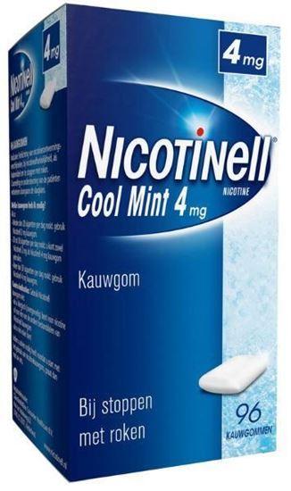 Afbeelding van Nicotinell kauwgom Cool Mint 4mg 96st