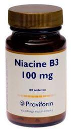 Afbeeldingen van Proviform Vitamine B3 niacine 100 mg