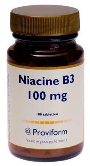 Afbeelding van Proviform Vitamine B3 niacine 100 mg