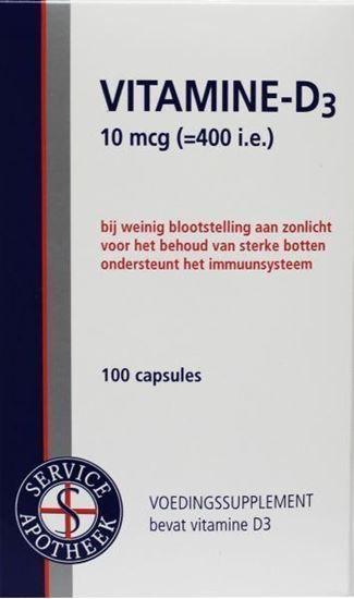 Afbeelding van Service Apotheek Vitamine D3 10 mcg